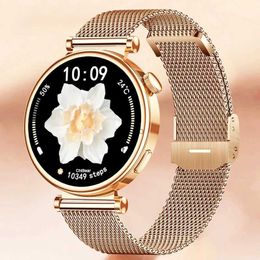 Smart Watches For Android IOS 41mm Smart Watch Women 1.36 AMOLED 360*360 HD Sreen Display Always Show Time Compass Call Reminder Smartwatch