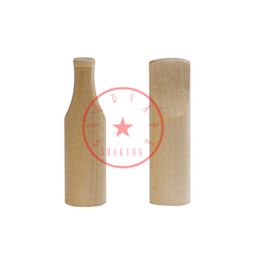 Latest Natural Wood Pipes Tube Portable Herb Tobacco Smoking Cigarette Cigar Holder Tube Portable Mini Handpipe Filter Mouthpiece Wooden Tips