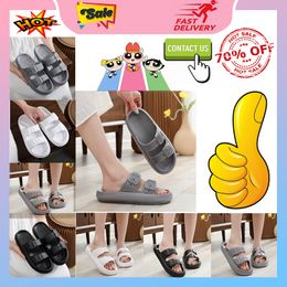 Designer Casual Platform Slides Slippers Men Woman anti wear-resistant Light weight breathable Low cut super soft soles Flat Summer Beach Slipper