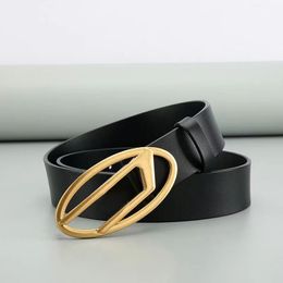 Men designers belts classic fashion business casual cowhide belt wholesale mens waistband womens metal buckle leather width 3.8cm belt for woman designer