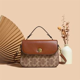 Beauty Western Style 2023 New One Shoulder Crossbody Small Square Handbag High Quality Versatile Women's Bag 1289