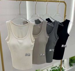 designer tank top woman Concubine 8790 with a chest cushion and camisole for women slim fit inner layer bottom an outer sleeveless beautiful back integrated cup top