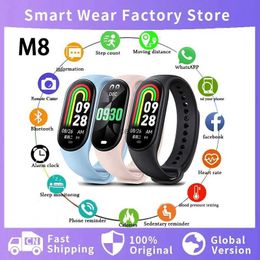 Smart Watches 2023 M8 Smart Band Man Women 1 1 Original Smartwatch For XIAOMI Android ios Phone Heart Rate Fitness Tracker Sport Smart Watches