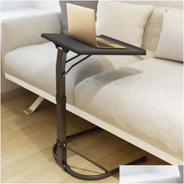 Bedroom Furniture Fashion Simple Notebook Computer Desk Bed Learning With Household Lifting Folding Mobile Bedside Sofa Laptop Table T Dhw0N