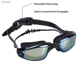 Diving Accessories Myopia Swimming Goggles Ear Plug Anti Fog Optical Women Men Professional Prescription Swim Pool Eyewear Natacion Diving Glasses YQ240119