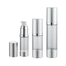 15 30 50 ML Airless Pump Bottle Refillable Cosmetic Container Makeup Foundations and Serums Lightweight Leak Proof & Shockproof BJ