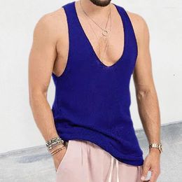 Men's Tank Tops 2024 Spring Summer Casual Loose Men Clothes Sports Fitness Leisure Crew Neck Sleeveless Vest For Mens Fashion Camisole