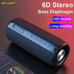 Speakers ZEALOT S51 For Bluetooth Wireless Computer Speakers Column Large Music Center Subwoofer Portable Outdoor Powerful Loud Speakers