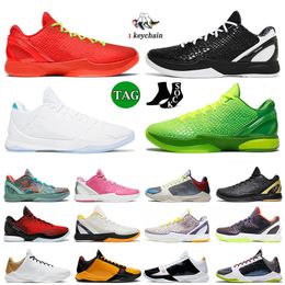 Mamba Zoom 6 Protro Basketball Shoes 5 Bruce Lee What If Lakers Tucker Big Stage Chaos Rings Eybl Metallic Gold 6 Grinch koobe Mambas Forever Men Trainer Sneakers