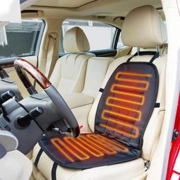 Car Seat Covers Heated Chair Cushion With Adjustable Temperature 12v Pad Vehicle Accessories For Home Study