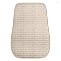 Car Seat Covers Cushion Durable Linen Driver Mat Stylish Breathable Anti Slip 4 Season Cooling Pad Auto Motive Accesories