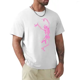 Men's Polos Dance With Pink Death T-Shirt Anime Clothes Aesthetic Clothing