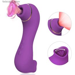 Other Health Beauty Items 2 in 1 Nipple Sucking Massager Shop Tongue Licking Clit Stimulator Adult Female Masturbator for Couple Q240119