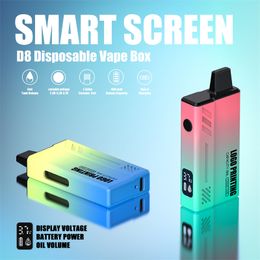 6ml empty Carts Atomizers Vape Pen Box Cartridge Disposable pod Display Variable Voltage 400mah Rechargeable battery OEM Customised Packaging