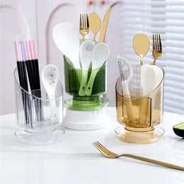 Kitchen Storage Drain Chopst Uses Put Knife Chopsticks Light Luxury Household And Collection Utensils