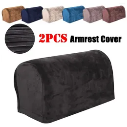 Chair Covers 2pc/set Elastic Armrest Sofa Stretchy Removable For Couch Arm Furniture Protectors Slipcover