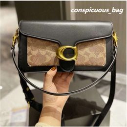2024 Tabby Designer Messenger Bags Luxury Tote Handbag Real Leather Baguette Shoulder Bag Mirror Quality Square Crossbody Fashion Satchel Hobo