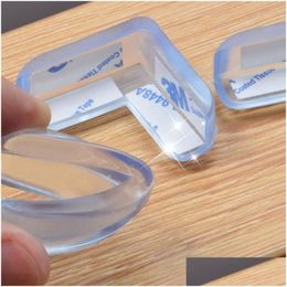 Furniture Accessories Wholesale- 4Pcs Children Safety Corner Table Protectors High Quality Pvc Desk Guard Edge Protection Er Safe Cush Dhgtm