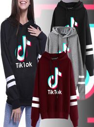 Tiktok Sweatshirt For Women Girl Clothes Tik Tok Fall Winter Hooded Letter Hoodies Sport Sweater Clothing Size S2XL9799464