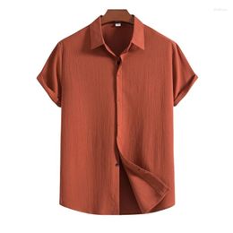 Men's Casual Shirts Shirt Clothing Fashion And Blouses Man T-shirt Social T-shirts Luxury Hawaiian Cotton High Quality