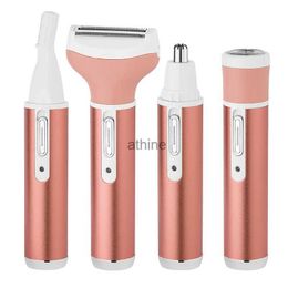 Epilators 4 in 1 Body Hair Removal Epilator Armpit Hair Bikini Hair Leg Hair Pubic Hair Electric Razor Clipper Shaver Women YQ240119