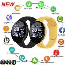 Smart Watches Macaron D18 Smart Watch Men Waterproof Smartwatch Women Kids Blood Pressure Monitor Fitness Tracker Watch Sport For Android IOS