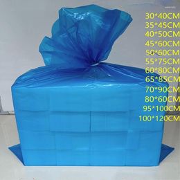 Storage Bags Large Size Blue Anti Static Electricity Plastic Bag Electronic Product Thickening Transparent Flat Mouth Packing