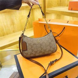 Fashion Chain Old Flower Underarm 2023 New High Capacity and Versatile Women's Bag 70% off online sale P57 1289