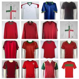 Portugal retro RUI COSTA RONALDO soccer jerseyS 2016 2017 2018 2019 classic football shirt vintage Camisa de futebol 98 99 02 04 05 06 16 17 18 19 FIGO Long sleeved