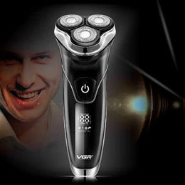 Electric Shavers High Quality Electric Shaver Waterproof Fast Charging Men's Shaver Rechargeable Electric Razor Beard Trimmer Shaving Machine Q240121