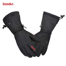 Boodun Bolton's new outdoor thermal electric heating gloves three gear temperature regulating USB ski