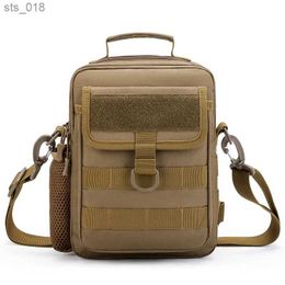 Outdoor Bags Tactical Military Waist Bag Molle Outdoor Handbag Waterproof Army Camping Travel Hiking Trekking Hunting Shoulder BagsH24119