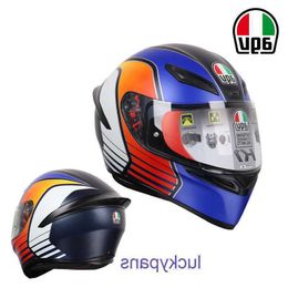 Motorcycle Italian AGV Helmet K1 Racing Riding Full Cover Anti fog All Season 1 9J5R