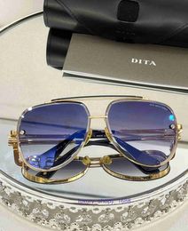 DITA Model: The new design of Mach eight Toad the luxury fashion of sunglasses with polygonal diamond trimming technology with the original packaging CGWU