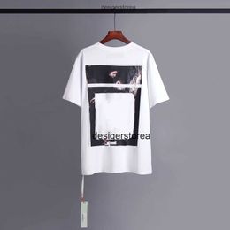 Mens T-shirts t Shirt Womens Designers Loose Tees Man Casual Luxurys Clothing Streetwear Shorts Sleeve Polos Tshirts Size White