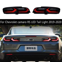 Car Accessories Taillight Assembly Streamer Turn Signal Indicator For Chevrolet c amaro RS LED Tail Light 19-20 Brake Running Light