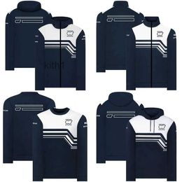 Apparel F1 Team Hoodie Formula 1 Driver Racing Zip Up Hoodie Autumn Winter Racing Hooded Sweatshirt Jacket Men's Warm Windbreaker Jackets RMGZ