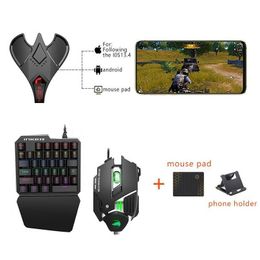 Other Keyboards Mice Inputs Keyboards Keyboard Mouse Converter Pubg Ai Smart Identify 500Hz Bluetooth Mobile Controller Gamepad G Dhueh