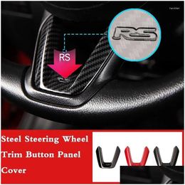 Steering Wheel Covers Ers Cx5/Cx4/Atenza/Axela Steel Er Drop Delivery Automobiles Motorcycles Interior Accessories Dhl7I