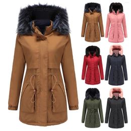 Women's Trench Coats Winter Padded Jacket With Fluffy Women S Windbreaker Jackets Hood Gear Jean Name Brand