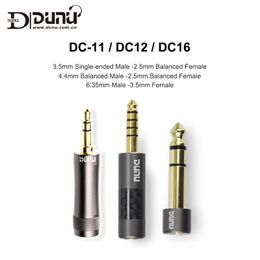 Accessories Dunu DC12 DC16 DC11 3.5mm Male to 2.5mm Female 6.353.5 / 4.42.5 Plug Adapter for Music Player Balanced earphone AMP DAC