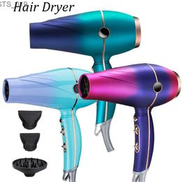 Hair Dryers Nwe Hair Dryer Professional Negative Ionic Blowdryer With Diffuser Nozzle 3 Heat Settings Low Noise Strong Winds For Salon