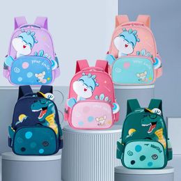 Bags Children's Cartoon Dinosaur Rabbit Printing School Bag for Kids Girls Boys Kawaii Kindergarten Toddler Baby Orthopedic Backpack