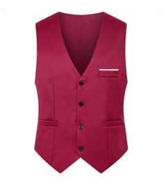 M-5XL Men's Suit Vest Summer Slim Fit Waist Solid Tank Top Business Leisure Party Bar Banquet Dress fd4g