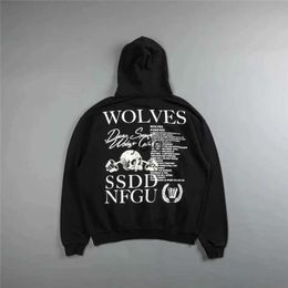 Erkek Hoodies Sweatshirt Se Sonbahar Kış Kafatası Mektubu Baskı Erkekler Kadınlar Büyük Boy Sıcak Fleece Hip Hop Sokak Giyim Salepleri