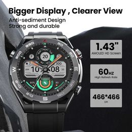 Smart Watches HAYLOU Watch R8 Smartwatch 1.43'' AMOLED HD Display Smart Watch Bluetooth Call Voice Assistant Mulitary-grade Toughness WatchL2401