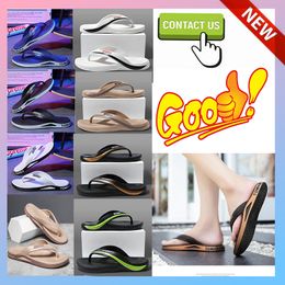 Free shipping Designer Casual Platform Slides Slippers Men Woman anti wear-resistant Light weight super soft soles flip flop Flat Beach sandals