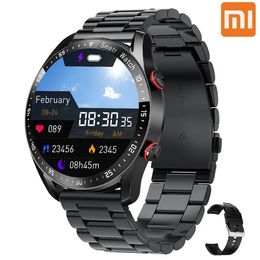 Watches Xiaomi I9 Smart Watch Bluetooth Call SmartWatch Ecg+ppg Business Stainless Steel Strap Waterproof Watches Xiaomi Offical Store