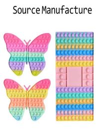 Super Large giant butterfly chessboard push popper fidget bubbles popper finger pooits puzzle toys family kids game jigsaw decomp7045231