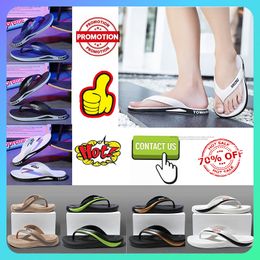 Free shipping Designer Casual Platform Slides Slippers Men Woman anti slip wear- Light weight breathable super soft soles flip flop Flat Beach sandals